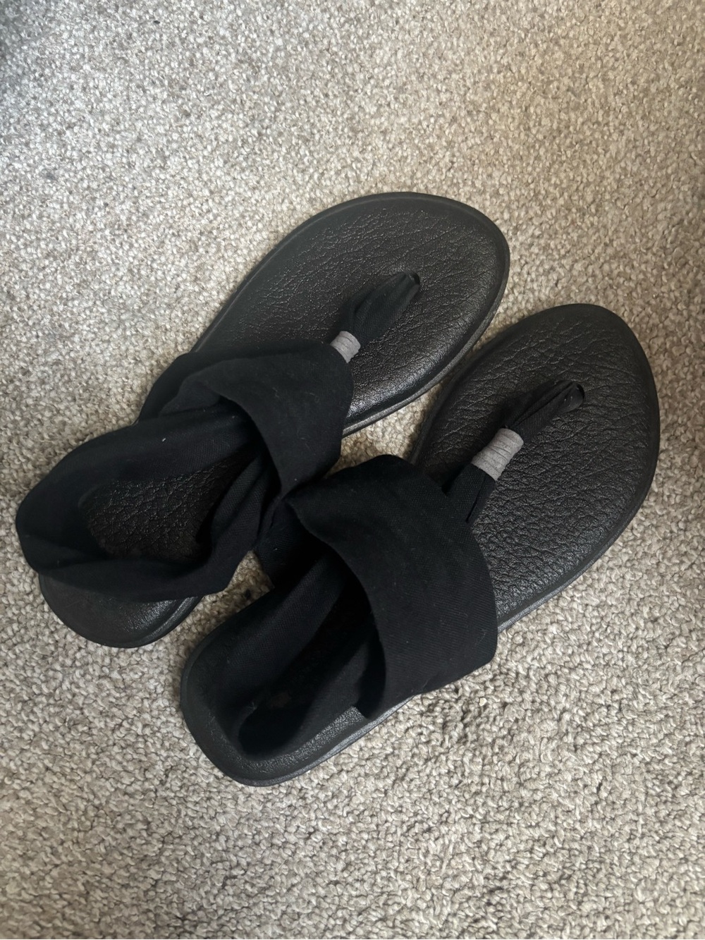 Black Sanuk Sandals